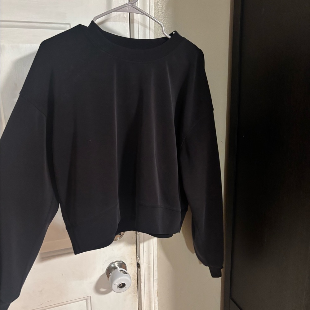 lululemon athletica softstreme Black Crew Neck Sweater